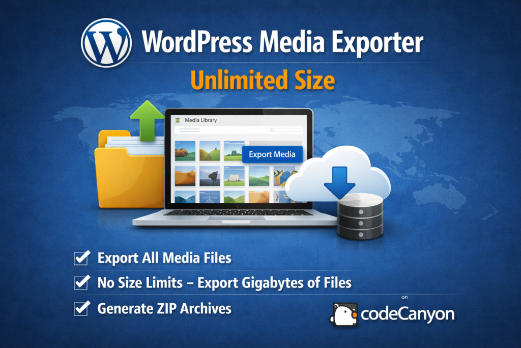 WordPress Media Exporter – Unlimited Size